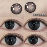 2Pcs Natural Eyes Contacts Lenses Myopia Prescription Circle Colored Lenses Beauty Pupil Makeup Lens Yearly