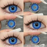 1 Pair Pink Cosplay Contact Lenses for Eyes Lenses Anime Lenses Anime Accessories Lenses Pink Lenses Red Lens