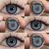 1Pair Color Contact Lenses for Eyes Natural Blue Colored Pupils Green Eye Color Lens Gray Contacts Brown Lenses Yearly