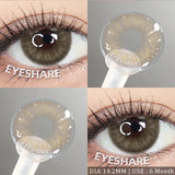 1 Pair Brown color Contact Lenses for Eyes Blue Lenses Gray contact Lenses eye makeup Eye Cosmetics