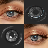 Half Yearly Soft Colored Contact Lenses for Daily Eye Cosmetic Makeup 14.5mm Multichrome Beauty Styling Lens