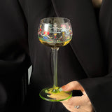 Goblet Cute Cartoon Christmas Glass Cup Wine Glasses Creative Champagne Cocktail Glass Wedding Birthday Party Drink Cup