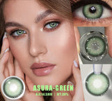 1Pair Color Contact Lenses for Eyes Cosmetics Blue Contact Lenses Brown Natural Contact Lens Gray Pupils Green Contacts
