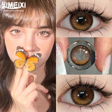 1 Pair New Product Korea Cosplay Contacts Lenses Fashion Purple Green and red Soft Color Contacts Fast Shiping