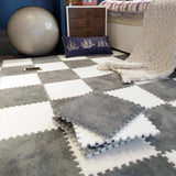 20pcs Ins Style Room Carpet, Bedroom, Children'S Bedside Blanket, Stain Resistant Living Room, Splicing Mat, Floor Mat 30*30 Cm