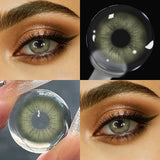 Rome Times Myopia Color Contact Lenses 6 Months Use 14.2mm Small Pupil Prescription Korea Design for Daily Eye Beauty