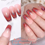 Auroras Cat Magnetic Gel Nail Polish Reflective Sparkling Glitter Semi Permanent Nail Art Soak Off LED UV Gel Varnis