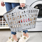 1PC Collapsible Laundry Hamper Basket, Foldable, Portable for Home & Bathroom, Durable Fabric, Space Saving Clothes Organizer