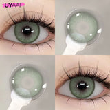 Vivid Colored Contact Lenses Natural Brown Lenses Makeup Color Pupils Cosmetics Green Contact Lenses Blue&Grey Pupils Year