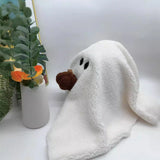 Halloween Ghost with Pumpkin Pillow Cute PP Cotton Stuffed Ghost Throw Pillow for Festive Party  Decor Stuffed Ghost Pillow