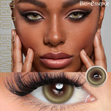 Contact Lenses 2PCS Colored Contact Lenses Cosplay Red Lenses 1Year Fashion Color Beauty Lenses Party Cute Eye Lens