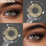 Natural Brown Colored Contact Lenses Eyes Color Lens 1Pair Small Pupil Lens 12-Month Disposable Cosplay Makeup Lenses