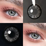 Colored Contact Lenses Lalens Twinkle Black Brown Blue Color Contacts Eye Lens Eyes Half Year 2Pcs