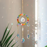 Rainbow Crystal Sun Catchers Home Decor Items Window Hanging Sun Catcher Heart Moon Star Rainbow Room Decor Wind Chimes Hanging