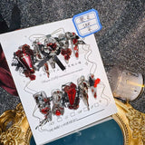 10Pcs High Quality Handmade Press on Nails Earth Demon Spider Dark Super Flash Exaggerated Spider Spicy Girl Personality Gothic