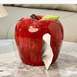 Simulated Shape Ceramic Tissue Box Coffee Table Desk Decoration Simulated Tissue Box Bedside Table Paper