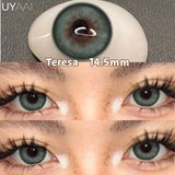 Color Contact Lenses NEW iD Series Beauty Green Lens Makeup Colorcon Fashion Black Eyes Lens Natural Brown Lenses For Eyes