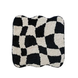 Retro Geometry Tufted Seat Cushion Soft Loop Fleece Breathable Round Square Chair Mat Cushion Office Sedentary Anti-slip Mats