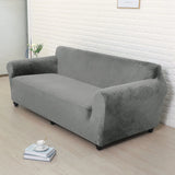 Velvet Sofa Cover Elastic Sofa Funda Sofa Cover for Living Room Corner Sofa L-shaped Couch Slipcover 1/2/3/4 Seater