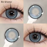Contact Lenses Natural Look Beauty Pupils Brown Eye Contacts Cosmetic Grey/Blue Lenses for Daily Party