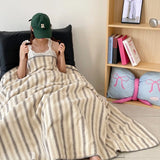 Sheep Autumn Blanket with Colored Dots Soft Comfortable Warm Winter Blankets Four Seasons Sofa Blanket Camping Dam