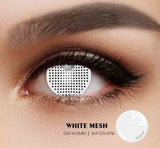 Colored Cosplay Contacts 1Pair Contact Lens Halloween Crazy Lens Red Black White Lenses Cosmetic Color Lens For Eyes