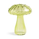 Mushroom Shaped Flower Vase Transparent Glass Vase Plant Hydroponic Aromatherapy Bottle Desktop Decoration Ornament