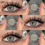 Contact Lenses Beauty Blue Lens Siri Series Color Contact Green Eye Contacts Makeup Gray Lens Choice Natural Brown pupils