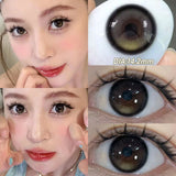 Pink Contact Lenses Myopia Color Contact Lenses for Eye with Diopters Natural Grey Brown Eye Color Lenses Blue Lens 2PCS
