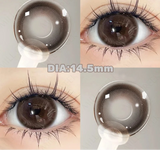 Color Contact Lenses yearly Myopia Lenses with Diopter Enlarge Bright Cosmetic Power Lens Make Up for  Beautiful Eyes