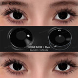 1 Pair Hallowee Contact Lenses for Eyes Cosplay Lenses Anime Lenses Anime Accessories Lenses Black Lenses Pink Lens