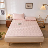 1pc Quilted Thick Mattresses Toppers Waterproof Mattress Pad Cover All-Season Elastic Corner Straps Fits Up To 30cm Bed