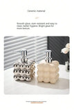 300ml Liquid Soap Dispenser Press Separated Bottle Bathroom Accessories Ceramic Household Body Wash Shampoo  Dispenser Bottle