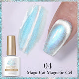 10ml Winter Water Light Cat Magnetic Gel Nail Polish Nail Supplies Vernis Semi Permanent Gel Christmas Xmas Gel
