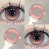 2pcs/pair Beauty Purple Contact Lenses for Eyes Myopia Colored Contact Lenses Natural Blue Lens Fashion Cosplay Pupils
