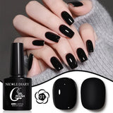 10ML Gel Nail Polish Solid Color Glass Gel Varnish Nail Art Gel Spring Summer Gel Nail Soak Off UV Gel Gel Vernis