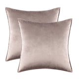 Set of 2 Velvet Throw Pillow Case Cushion Cover 30x50cm 45x45cm 50x50cm 60x60cm Home Decor Cojines Black Green Grey