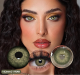 2pcs Colored Contact Lenses for Eyes Natural Blue Contact Lenses Eye Makeup Contact Yearly Gray Beauty Pupil Women Lens