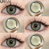 Color Contact Lens Natural Pupils Green Lens Makeup Colored Pupils Gray Contact Lenses Brown Cosmetics Natural Pupils