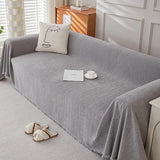Chenille Sofa Covers Sectional Sofa Set Geometry Couch Cover with Tassel Loveseat Covers Futon Cover L Shaped Cover Washable