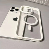 Luxury Candy Magsafe Wireless Charge Phone Case For iPhone 17 16 15 14 13 12 11 Pro Max 16 Plus 16e 17 Air Magnetic Bumper Cover
