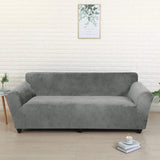 Velvet Sofa Cover Elastic Sofa Funda Sofa Cover for Living Room Corner Sofa L-shaped Couch Slipcover 1/2/3/4 Seater