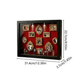 Small Museum Silhouette Box DIY Mini Fugurine Memory Decor Mini Museum Silhouette Frame for Wedding Holiday Home Apartment