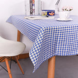 Table Cloth for Home Linen Cotton Plaid Stripe Dining Tablecloth Kitchen Decorative Rectangular Coffee Cuisine Party Table Cover