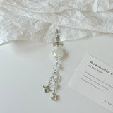 Laser Heart rocking horse Beaded Charm Phone Pendant Crystal Wristband Keychain Bracelet Lanyard Cord