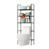 3 Layer Bathroom Washing Machine Storage Rack No Drill Multifunctional Movable Storage Organizer for Laundry Room