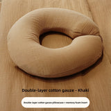 Professional Salon Use round Face Pillow Massage Bed Hole Pad Removable Cover Neck Shoulder Back Massager U-Shaped Pillow