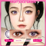 Color Contact Lenses Green Lenses for Eyes 1 Pair Natural Look Brown Lenses Fashion Lenses Y2K Korean Lenses Beauty
