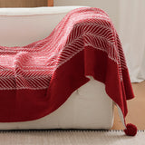 Luxury Cozy Warm Throw Blanket For Sofa & Bed Double-Sided Short Plush Knitted Blanket Autumn Winter Decorative Christmas Gift