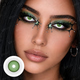 2pc Halloween Cosplay Colored Contact Lenses Red Eye Lens Blue Color Pupils Anime Green Role Play Lenses Cos Party Makeup